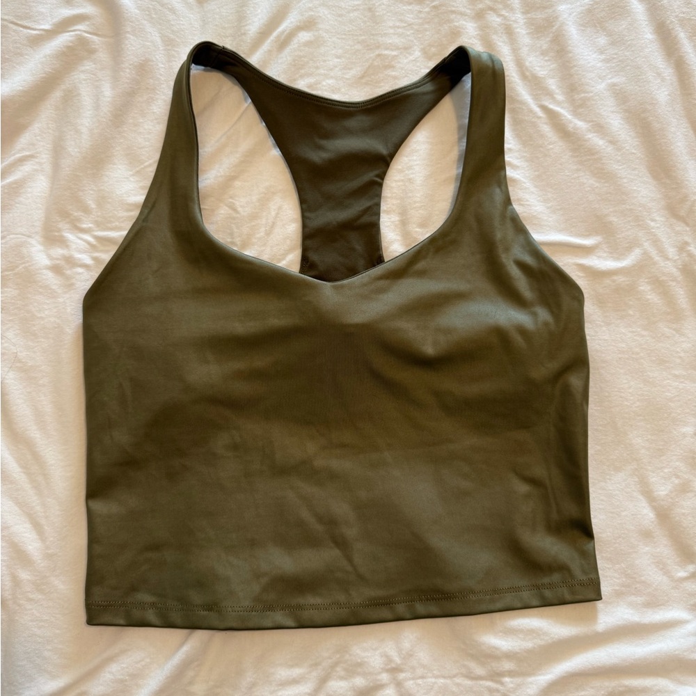 Fabletics Olive Green Activewear Top